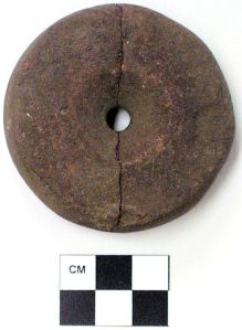 Photograph of the actual chunkey stone.