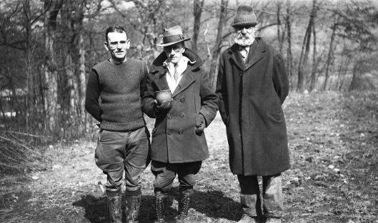 Edgar Augustine stands in the center of this picture.